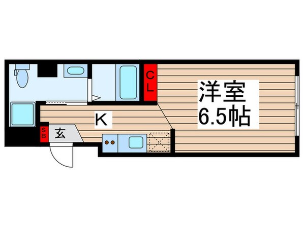 レピュア北千住レジデンスの物件間取画像